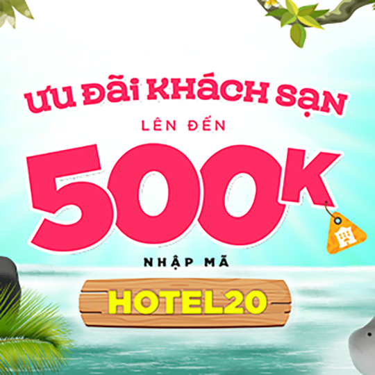 Dinogo giảm đến 500k khi đặt phòng khách sạn