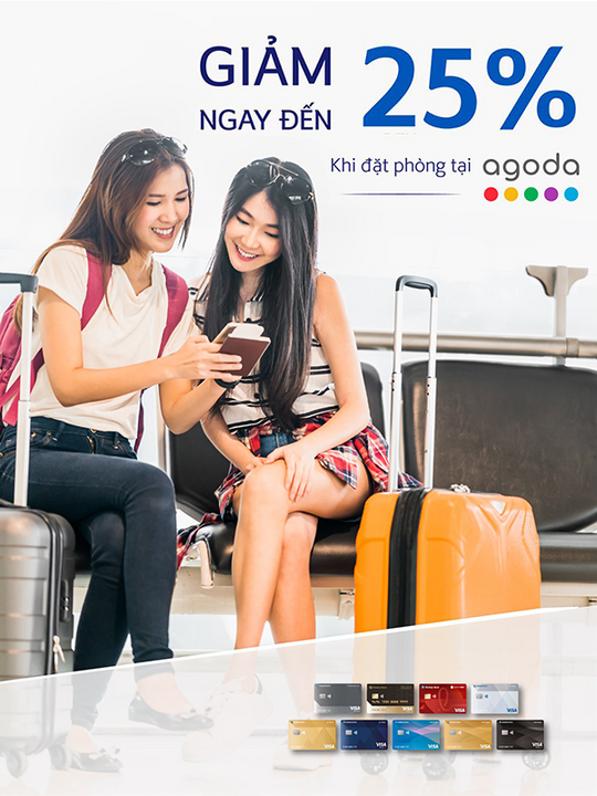 Agoda giảm đến 25% chủ thẻ Shinhanbank