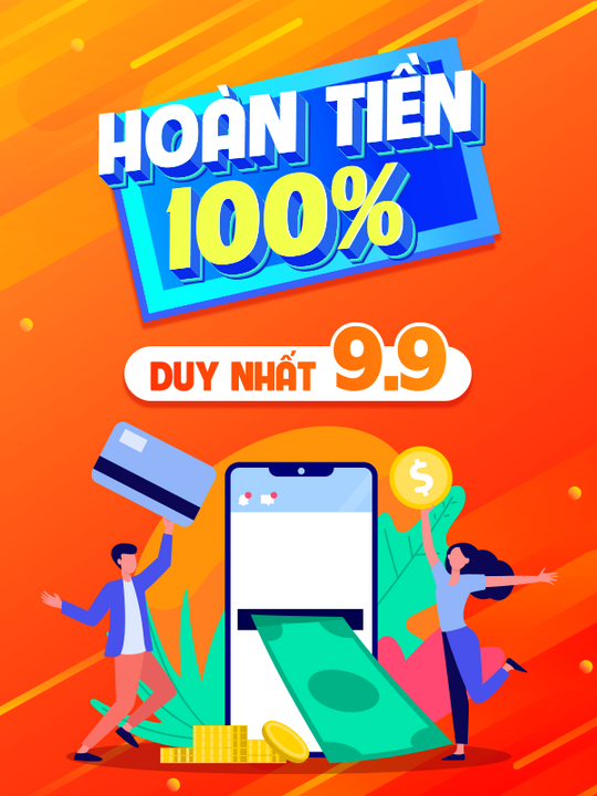 Shopee Bonus hoàn tiền 100% trong 5 khung giờ ngày 9/9