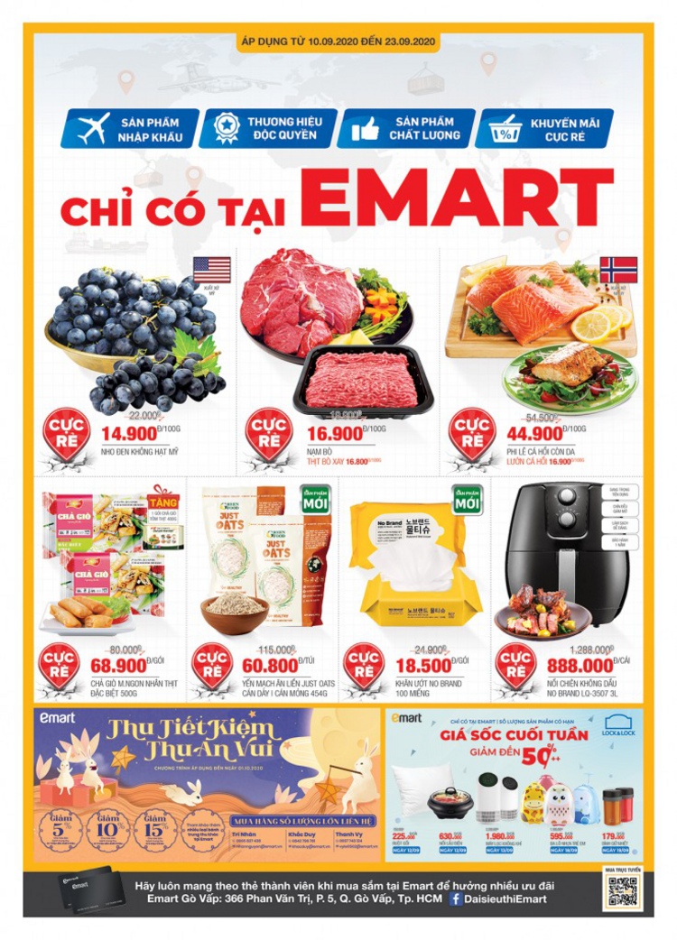 Emart cẩm nang Chỉ có tại Emart