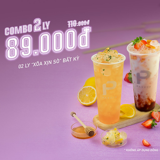 Passio Coffee Vietnam khuyến mãi 2 thức uống chỉ 89K