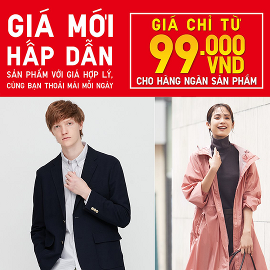 UNIQLO khuyến mãi giảm giá chỉ từ 99k