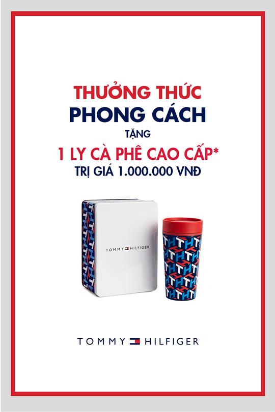 Tommy Hilfiger khuyến mãi tặng ly cà phê với hóa đơn 3tr5