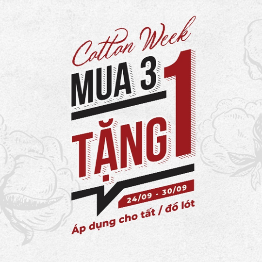 ONOFF khuyến mãi mua 3 tặng 1