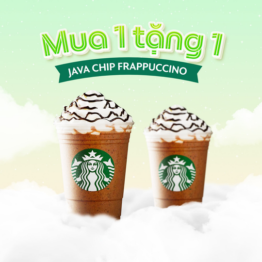 Starbucks Vietnam khuyến mãi mua 1 tặng 1