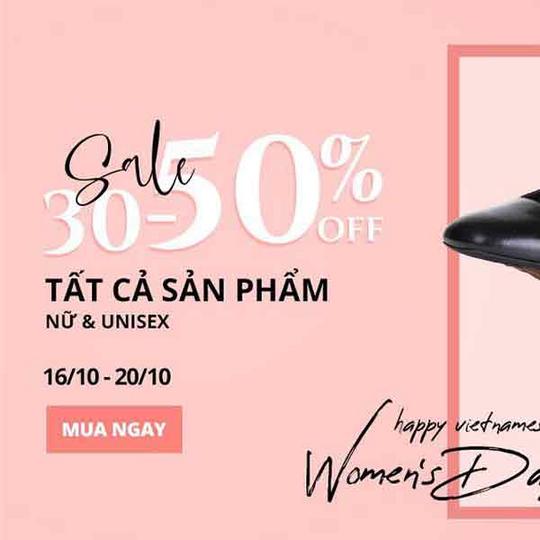 Shooz Vietnam giảm 30% - 50% sản phẩm nữ, unisex