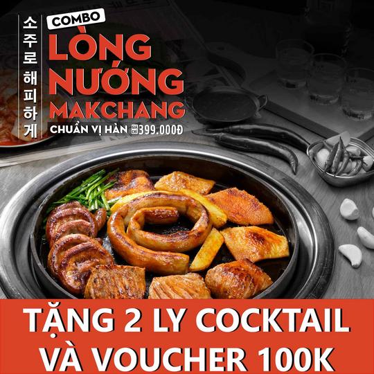K-pub tặng 2 ly cocktail và voucher 100k
