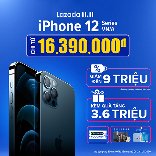 Apple khuyến mãi mua iPhone12 chỉ từ 16.390K