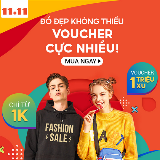 Shopee deal sốc chỉ từ 1K - Săn voucher 1 triệu