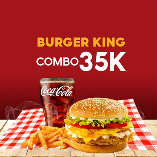 Shopee Food combo Burger King chỉ 35k