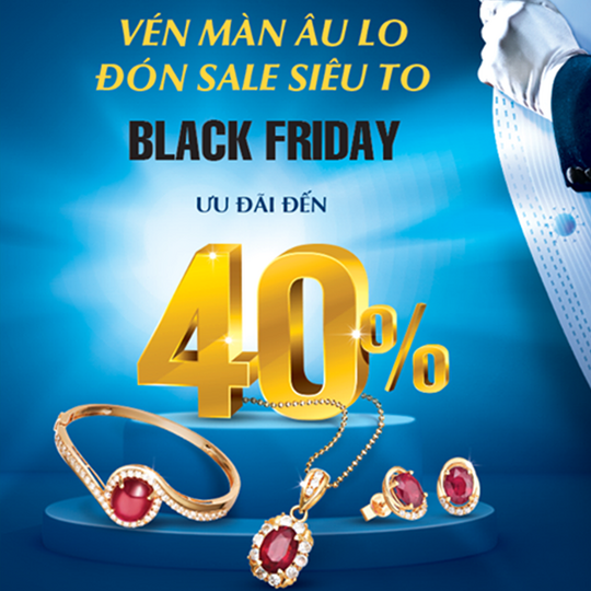 PNJ ưu đãi đến 40% nhiều sản phẩm