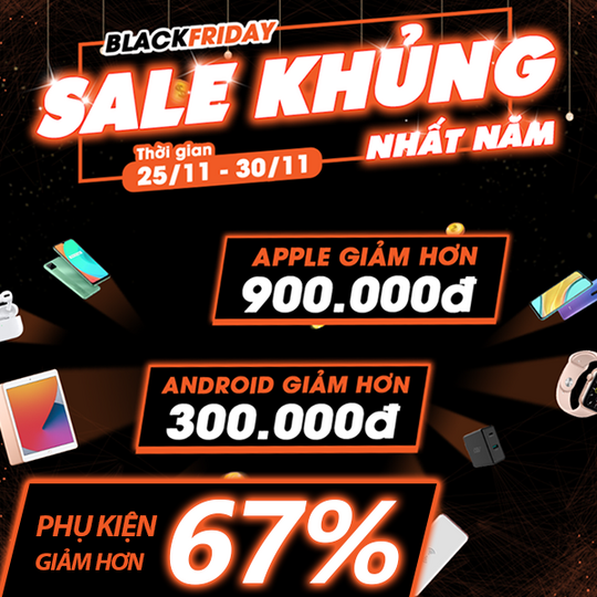 Hnam Mobile khuyến mãi giảm đến 900k sản phẩm Apple