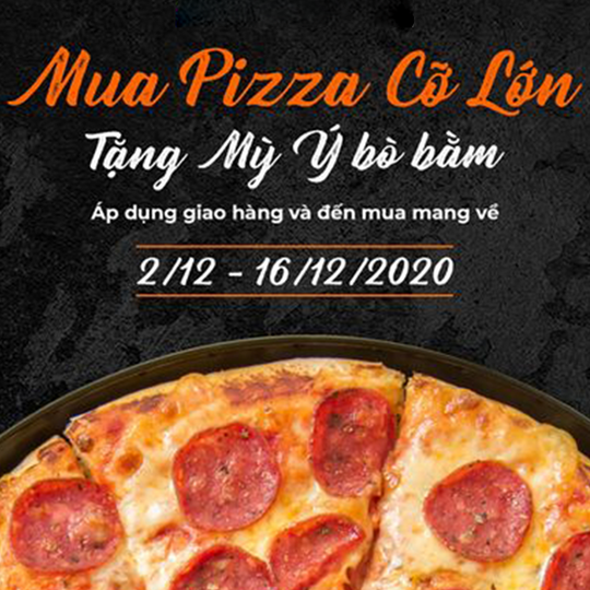 AlFresco khuyến mãi mua 1 pizza tặng 1 mỳ ý