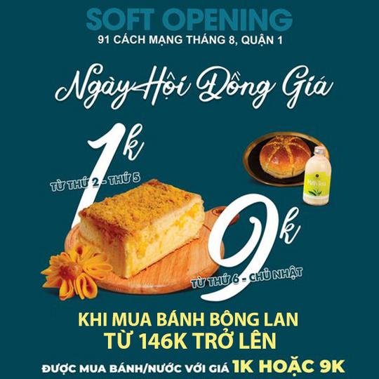 Le Castella khuyến mãi đồng giá từ 1k-9k