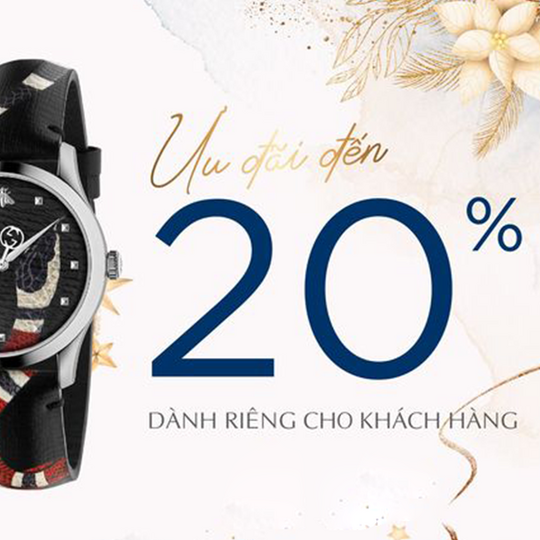 PNJ Watch khuyến mãi đến 20% nhiều sản phẩm