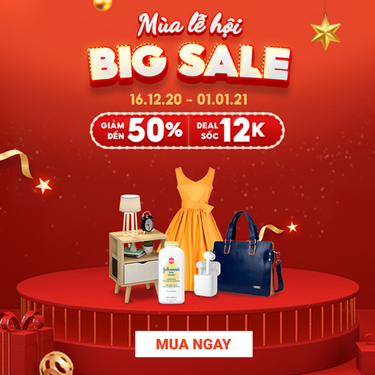 Shopee big Sale mùa Lễ Hội, bão deal chỉ từ 12K