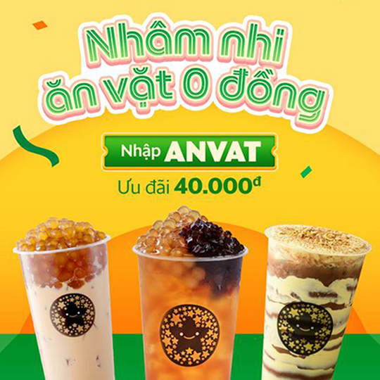 GrabFood khuyến mãi  ăn vặt 0Đ vào khung giờ vàng