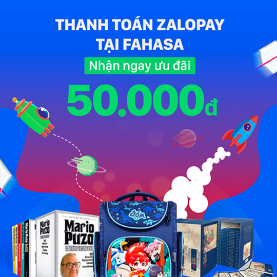 ZaloPay khuyến mãi 50k tại Fahasa