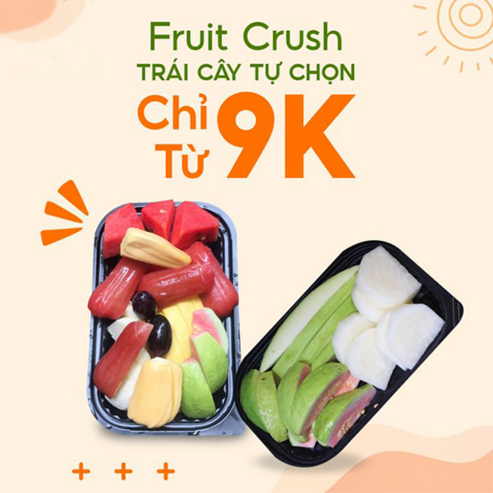 Shopee Food khuyến mãi trái cây tự chọn từ 9k