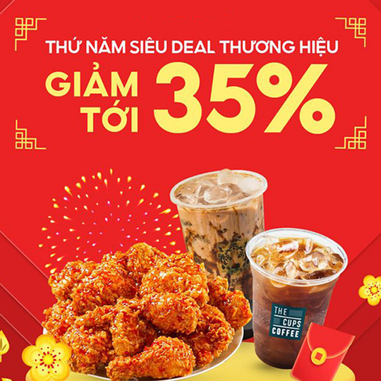 Shopee Food khuyến mãi 35 - 50% vào thứ 5 14/1