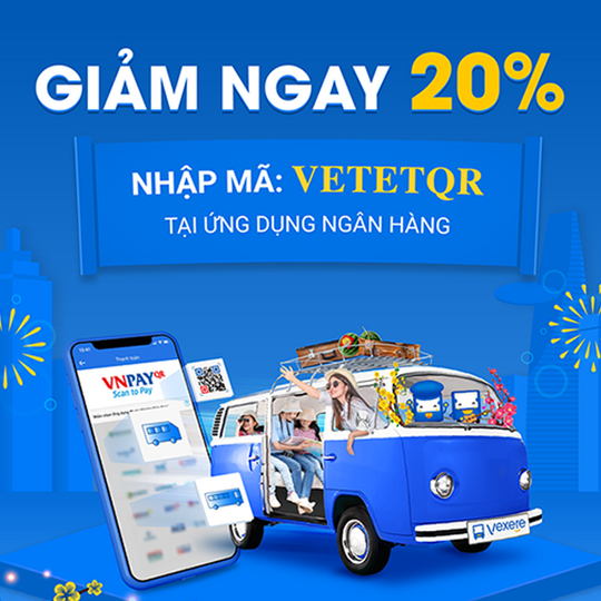 Vé Xe Rẻ khuyến mãi 20% qua ví VNPAY