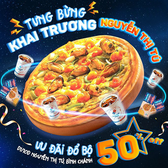 Domino giảm 50% tại CN Nguyễn Thị Tú