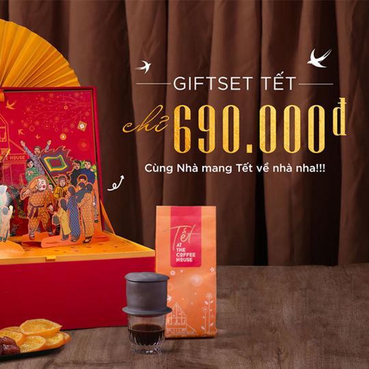 The Coffee House khuyến mãi hộp quà Tết 699k