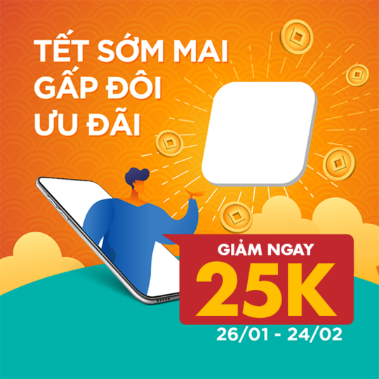 AhaMove khuyến mãi tới 25k qua ví SmartPay