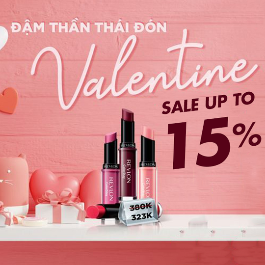 Revlon Vietnam khuyến mãi tới 15% nhiều sản phẩm