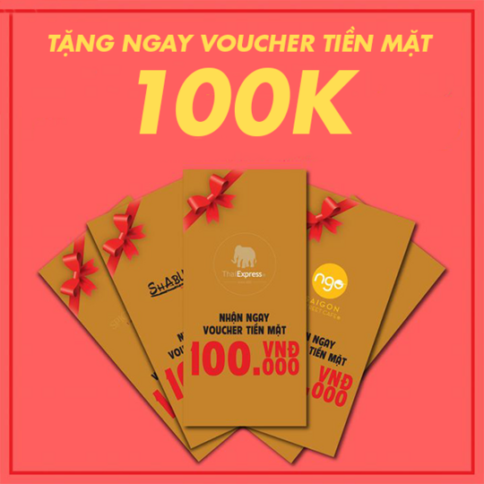 Shabu Ya tặng voucher tiền mặt 100k