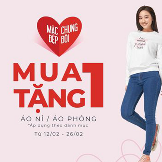 Canifa ưu đãi mua 1 tặng 1