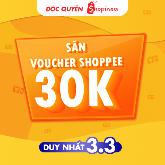 Shopee tặng voucher giảm 30k cho khách hàng