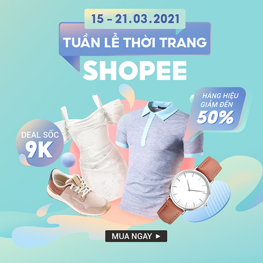 Shopee flash Sale thời trang giá tốt chỉ từ 9k