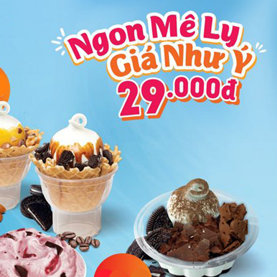 Dairy Queen ưu đãi từ 29k các loại kem