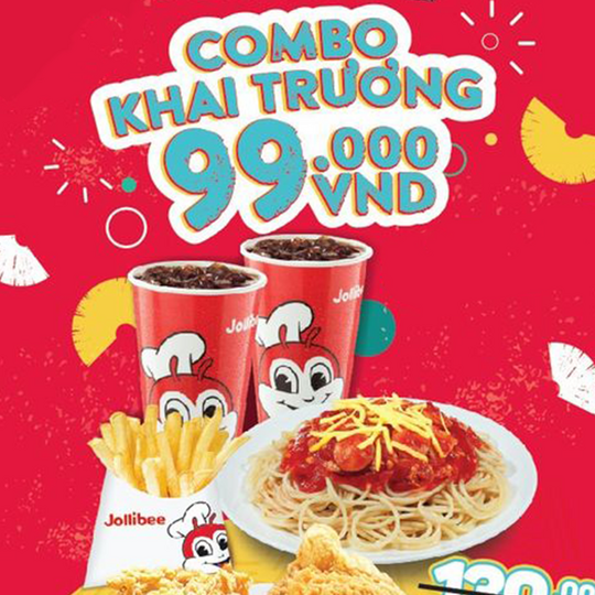 JolliBee ưu đãi combo 99k tại Hải Phòng