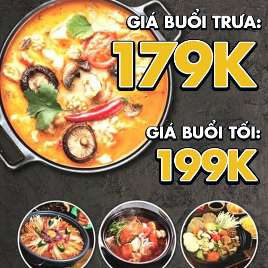 Lẩu Băng Chuyền Osaka1 ưu đãi giá vé từ 179k