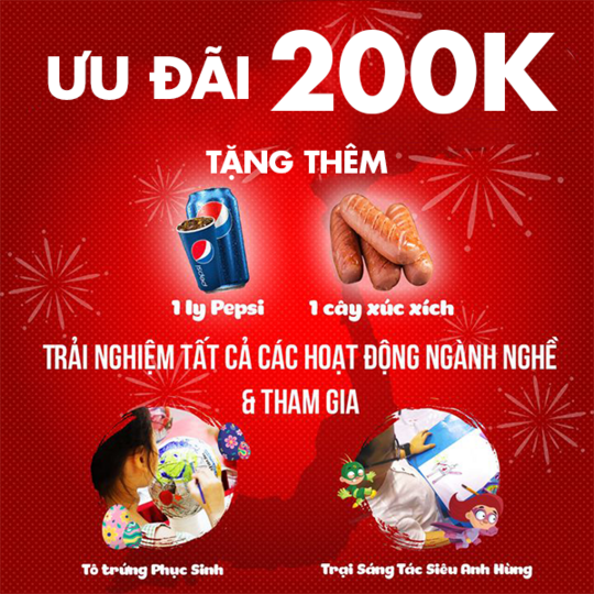 KizCiti ưu đãi 200k tại KizCity Hà Nội