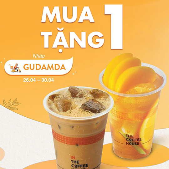 The Coffee House ưu đãi mua 1 tặng 1