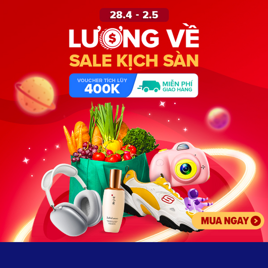 Lazada lương đã về, săn sale khủng đến 50%