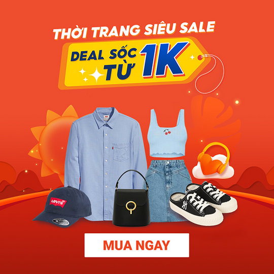 Shopee săn sale hàng hiệu giảm 50%