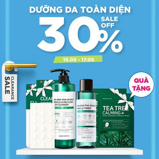 Some By Mi khuyến mãi 30% combo dưỡng da