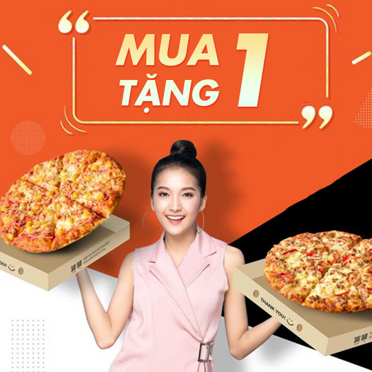 AlFresco ưu đãi mua 1 tặng 1 Pizza mỗi ngày