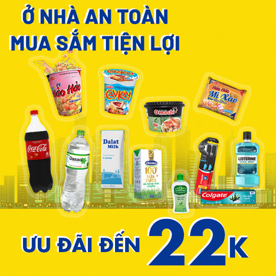 MINISTOP giảm đến 22k khi đặt qua Grab