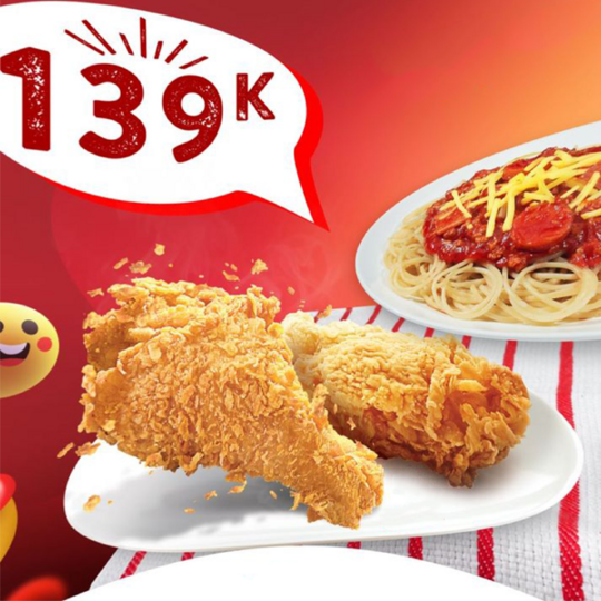 JolliBee ưu đãi combo giá chỉ từ 139k