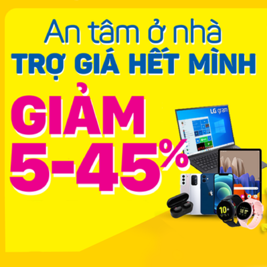 Thế Giới Di Động khuyến mãi đến 45% nhiều sản phẩm