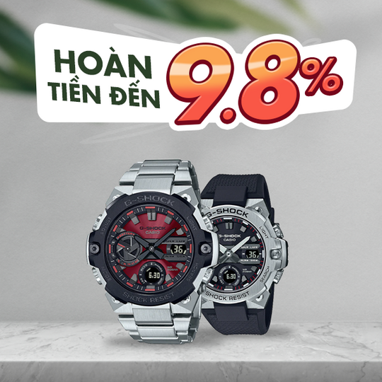 Casio hoàn tiền đến 9.8% khi mua tại Casio