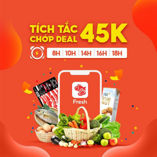 Shopee Food ưu đãi đến 45k trong khung giờ vàng