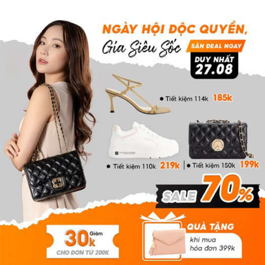 HAPAS giảm đến 70% khi mua tại Shopee