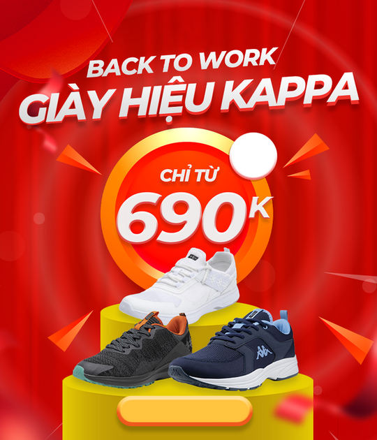 Hoàng Phúc ưu đãi giày sneaker Kappa từ 690k