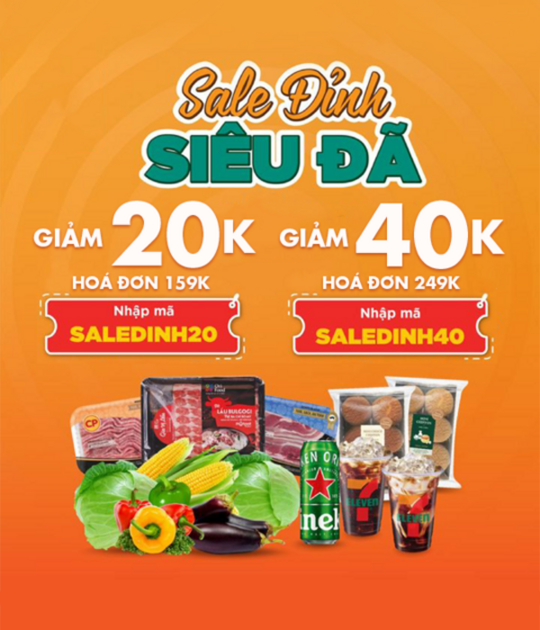 7-Eleven giảm 40k cho đơn từ 249k tại ShopeeFood